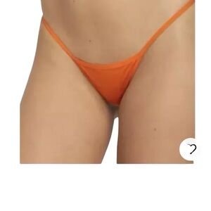 Frederick’s of Hollywood orange g-string